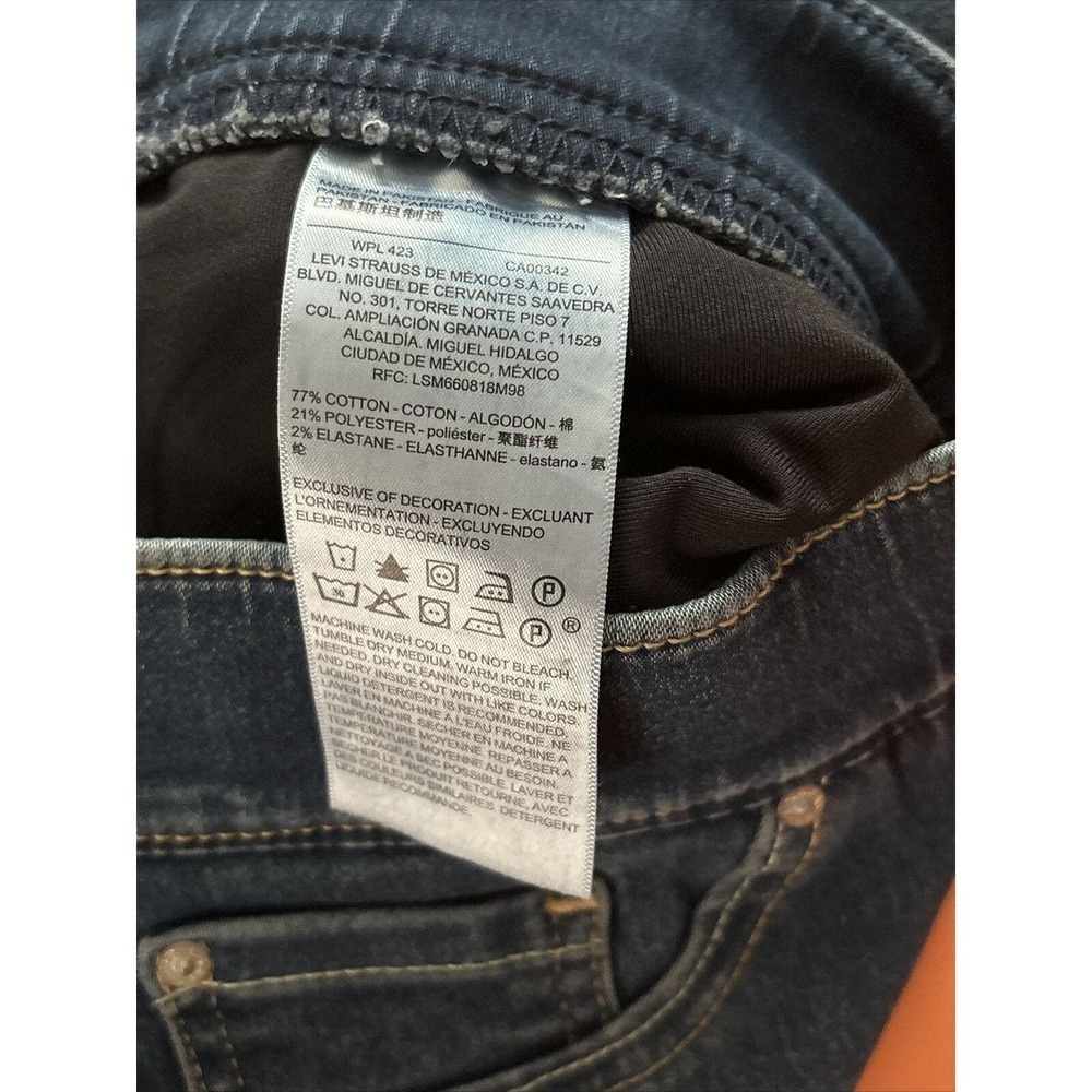 Levi Strauss Signature Gold Jeans Womens W28 x L30 Mid Rise Straight Stretch - Picture 8 of 12